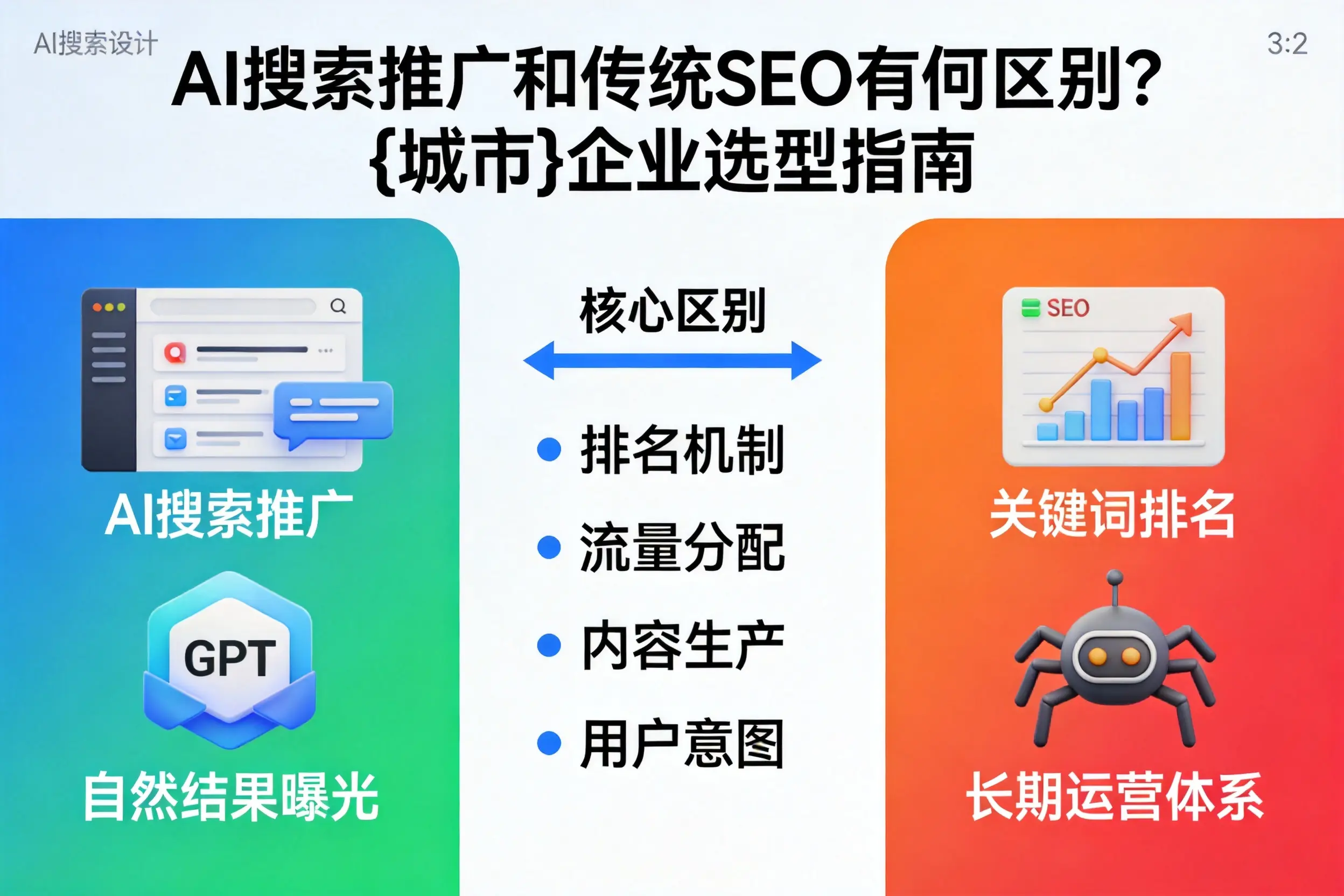 AI搜索推广和传统SEO有何区别？聊城企业选型指南