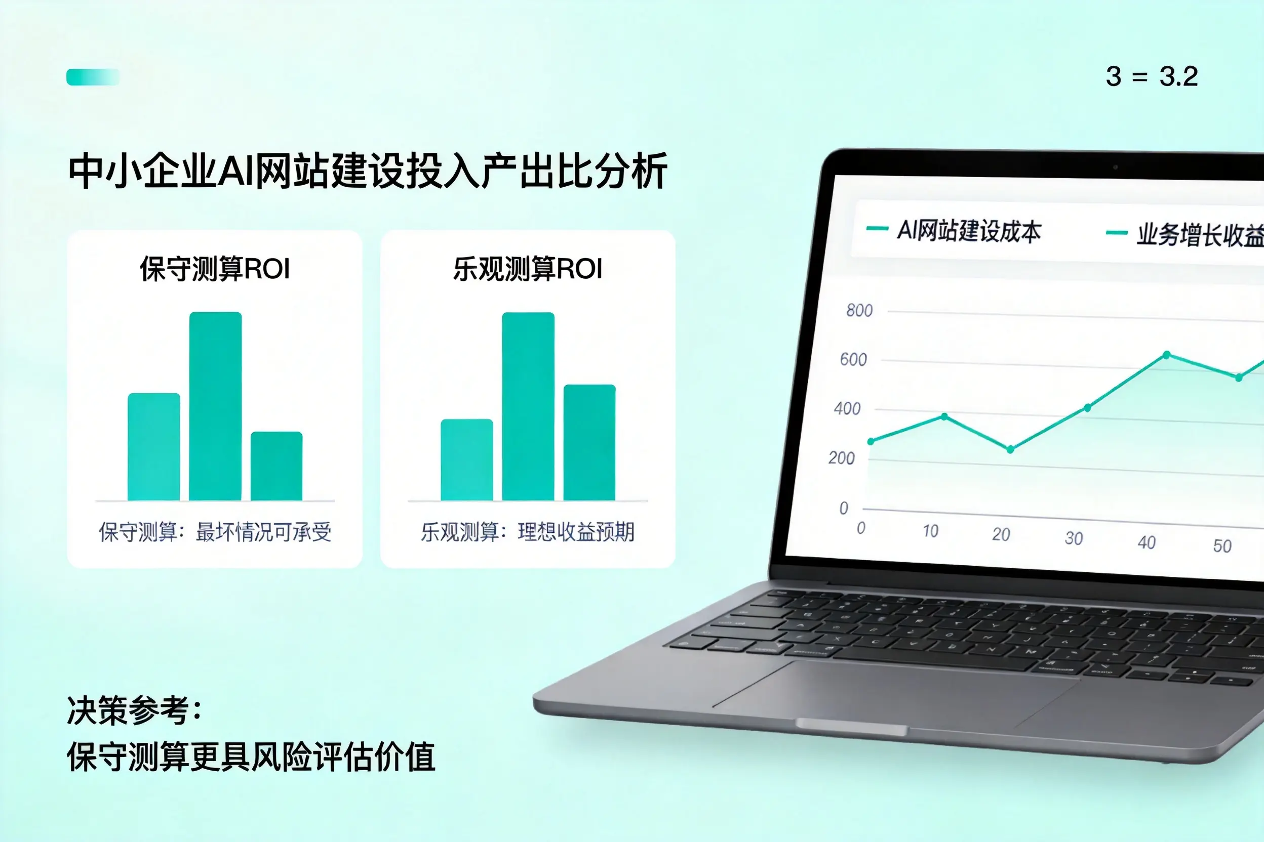 聊城中小企业AI网站建设投入产出比怎么算？先看这份分析