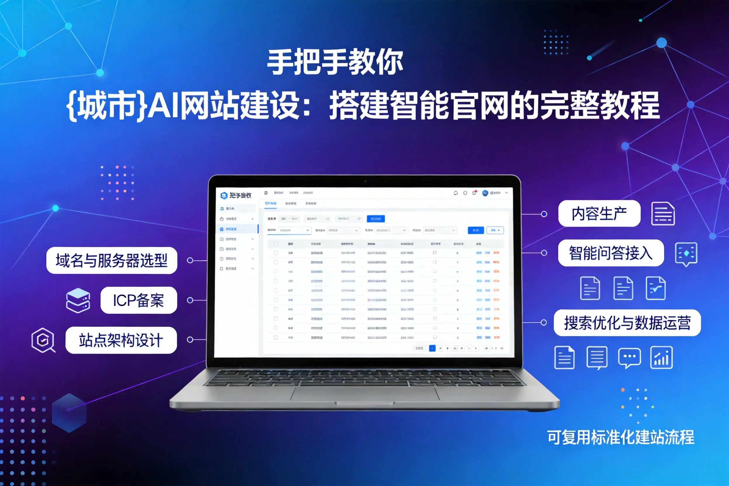 手把手教你聊城AI网站建设：搭建智能官网的完整教程
