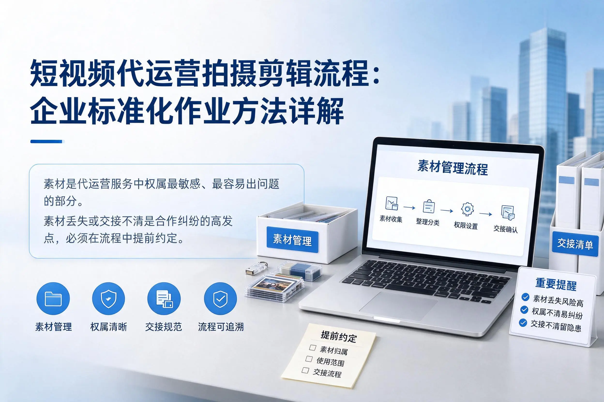短视频代运营拍摄剪辑流程：聊城企业标准化作业方法详解