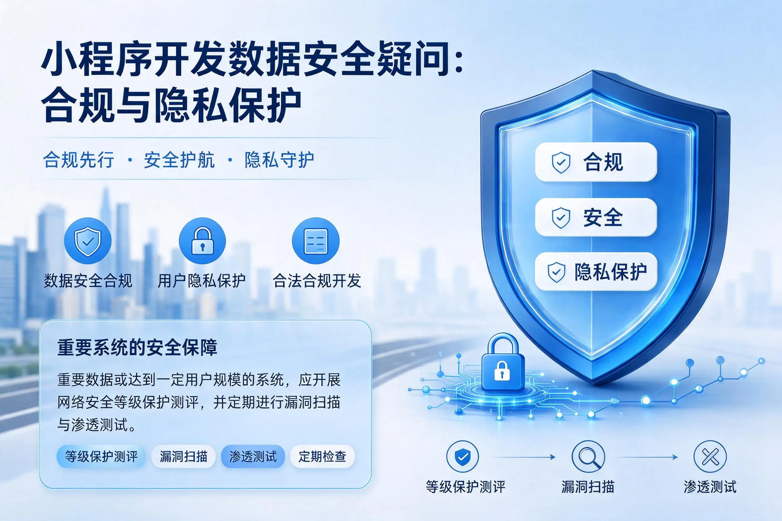 聊城小程序开发数据安全疑问：合规与隐私保护