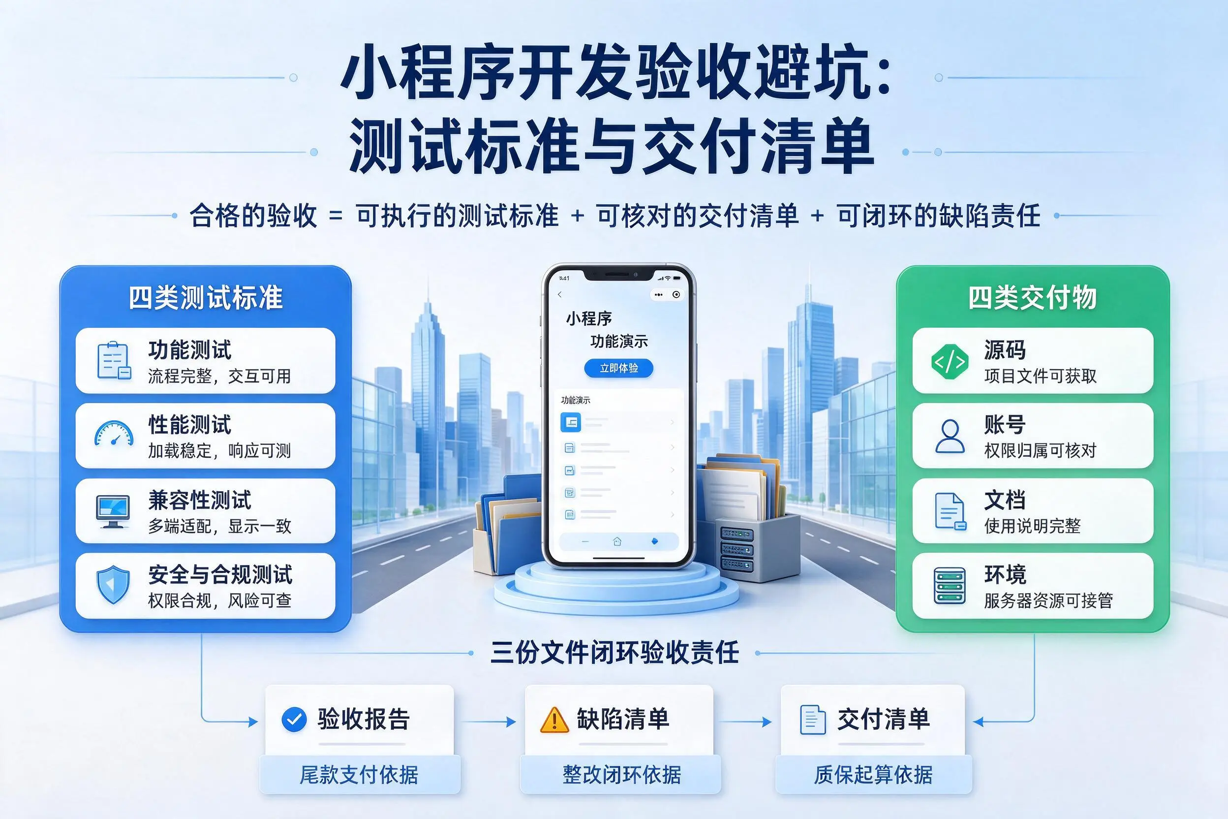 聊城小程序开发验收避坑：测试标准与交付清单