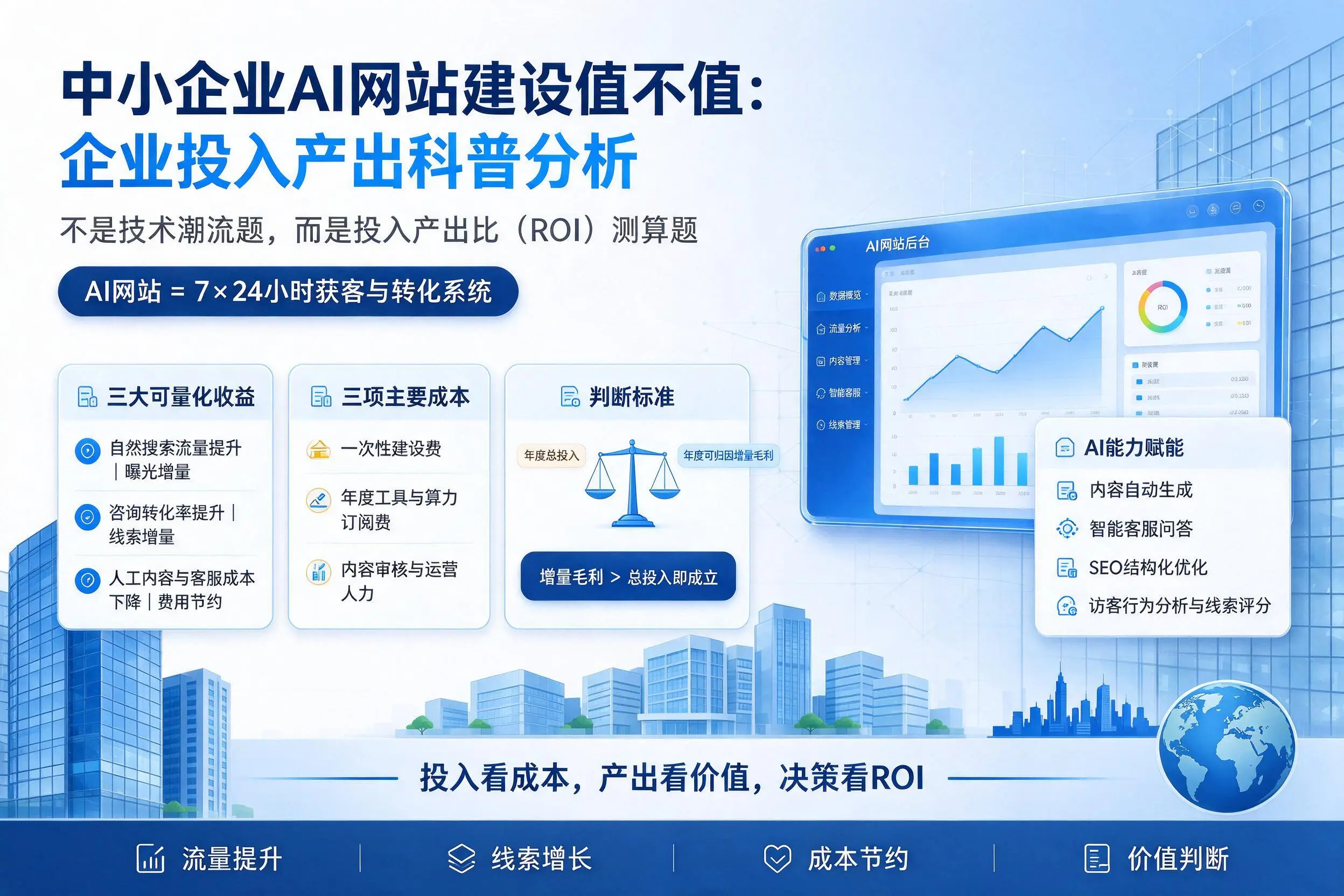 中小企业AI网站建设值不值:聊城企业投入产出科普分析