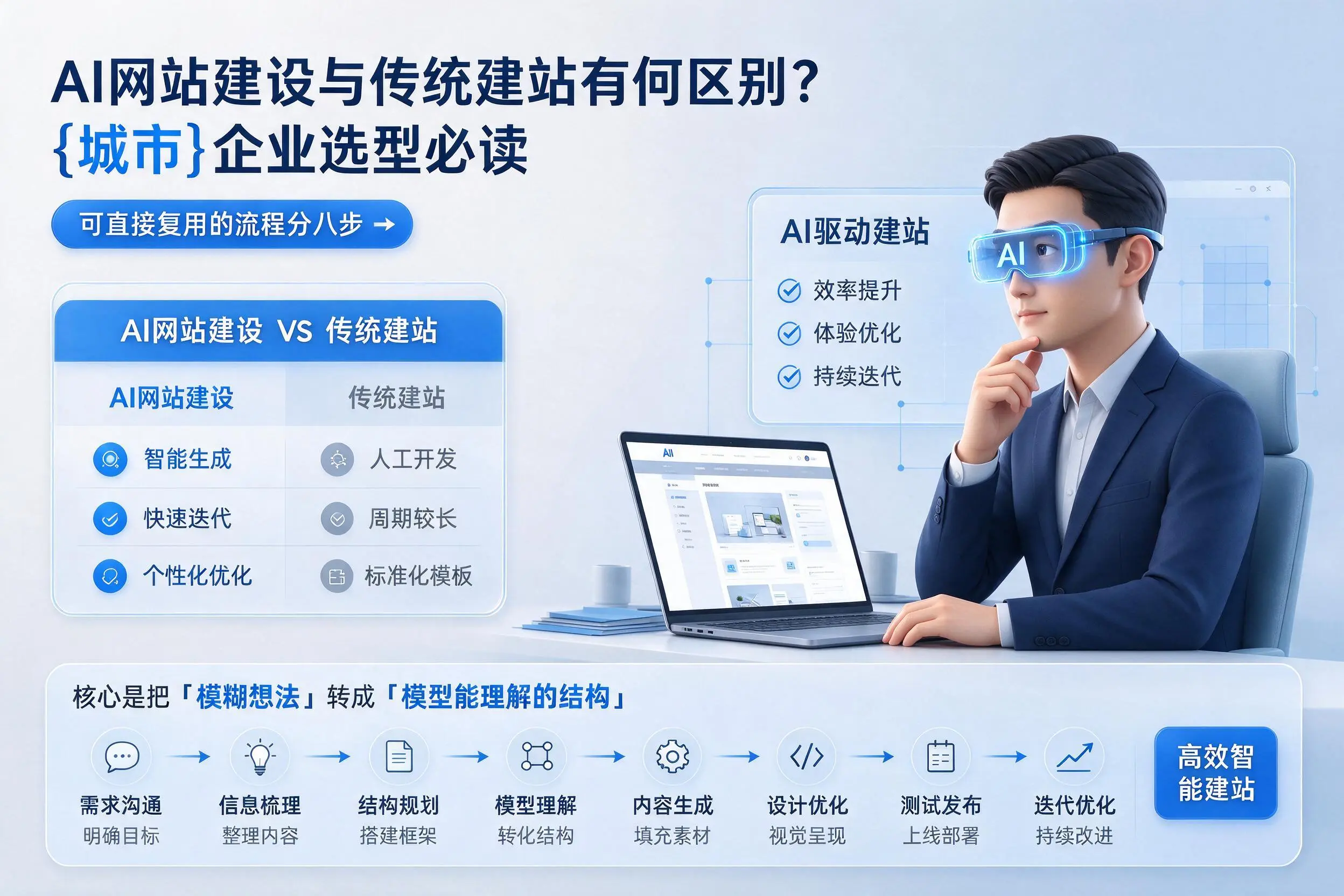 AI网站建设与传统建站有何区别?聊城企业选型必读
