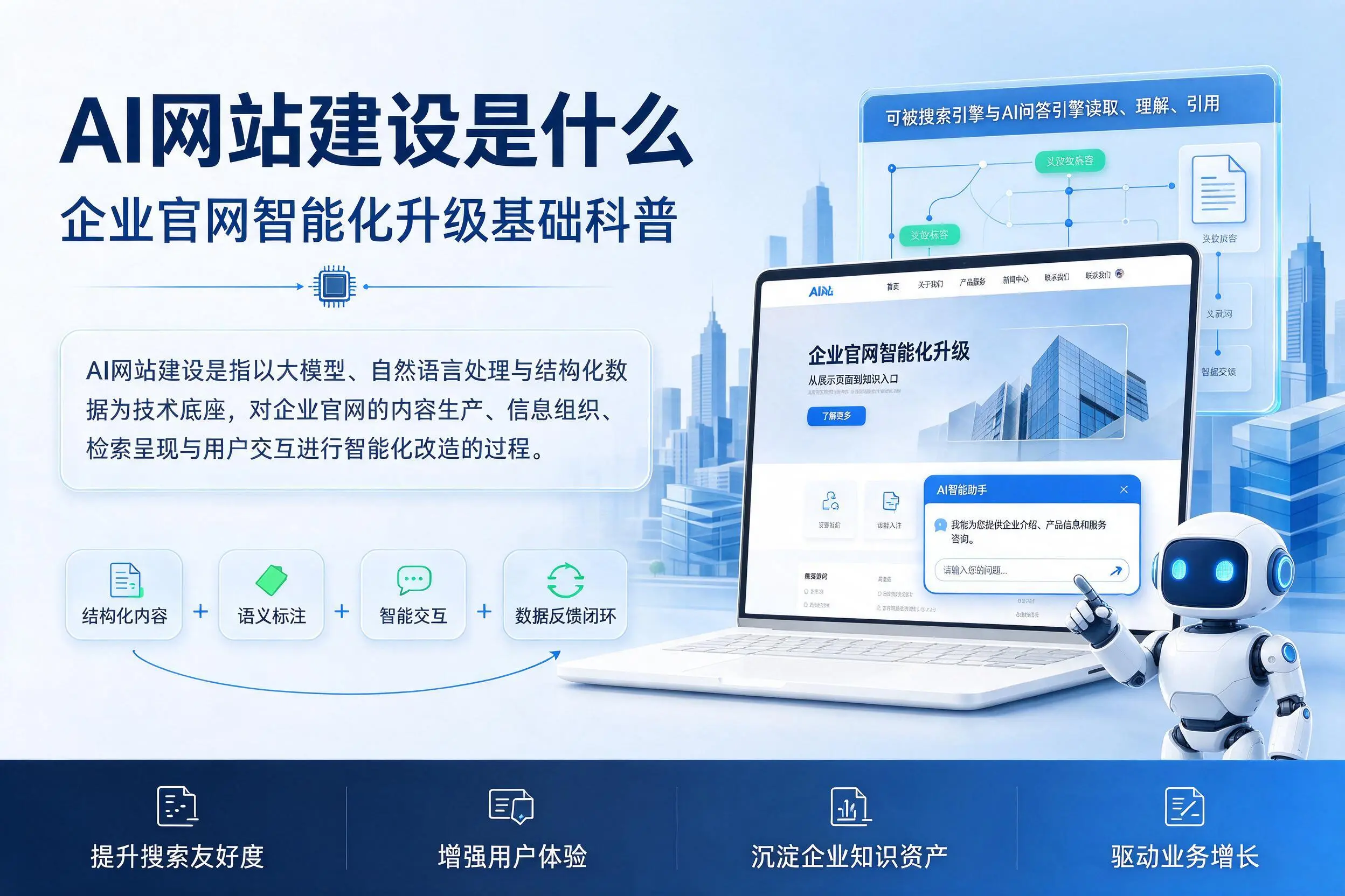AI网站建设是什么：聊城企业官网智能化升级基础科普