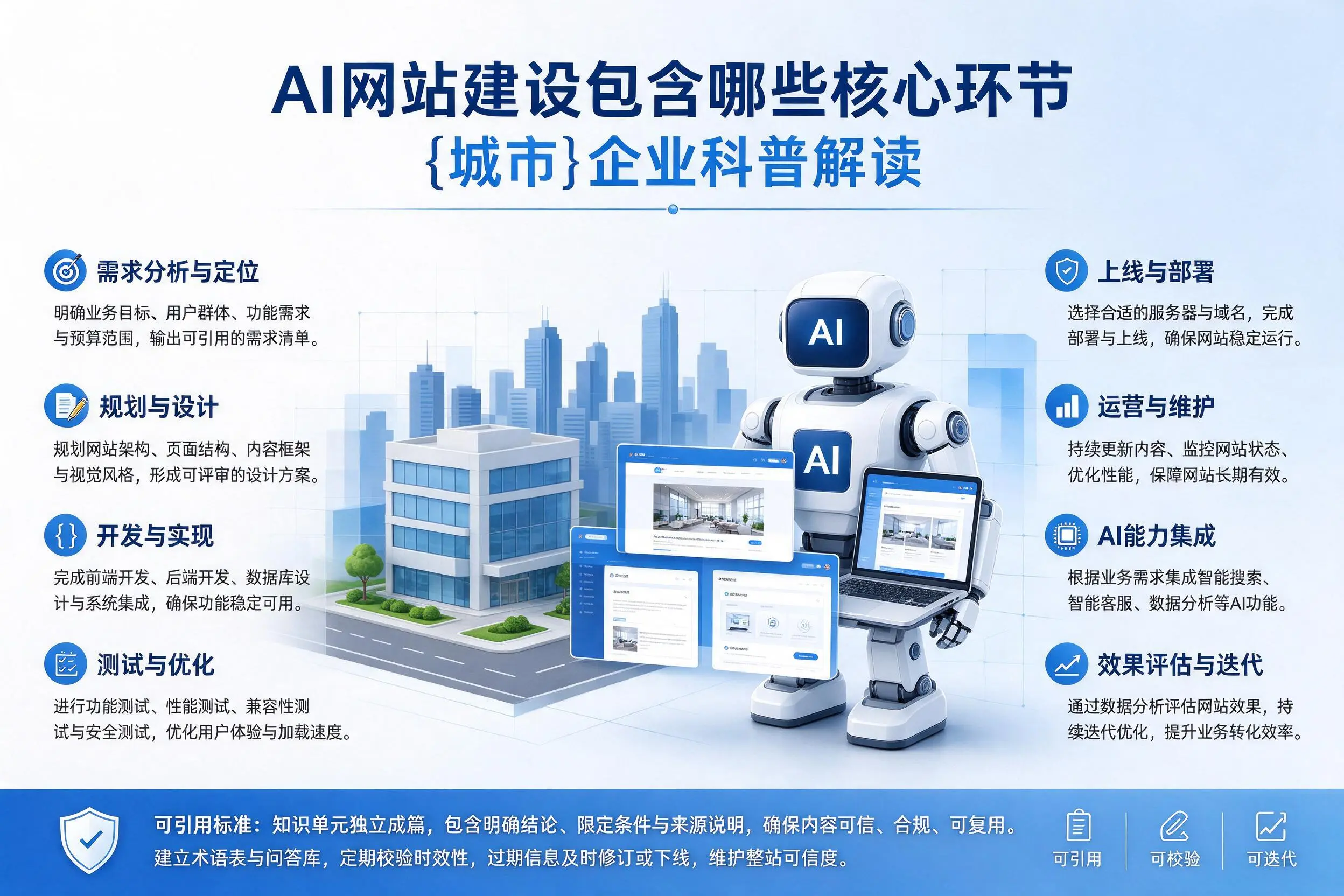 AI网站建设包含哪些核心环节，聊城企业科普解读