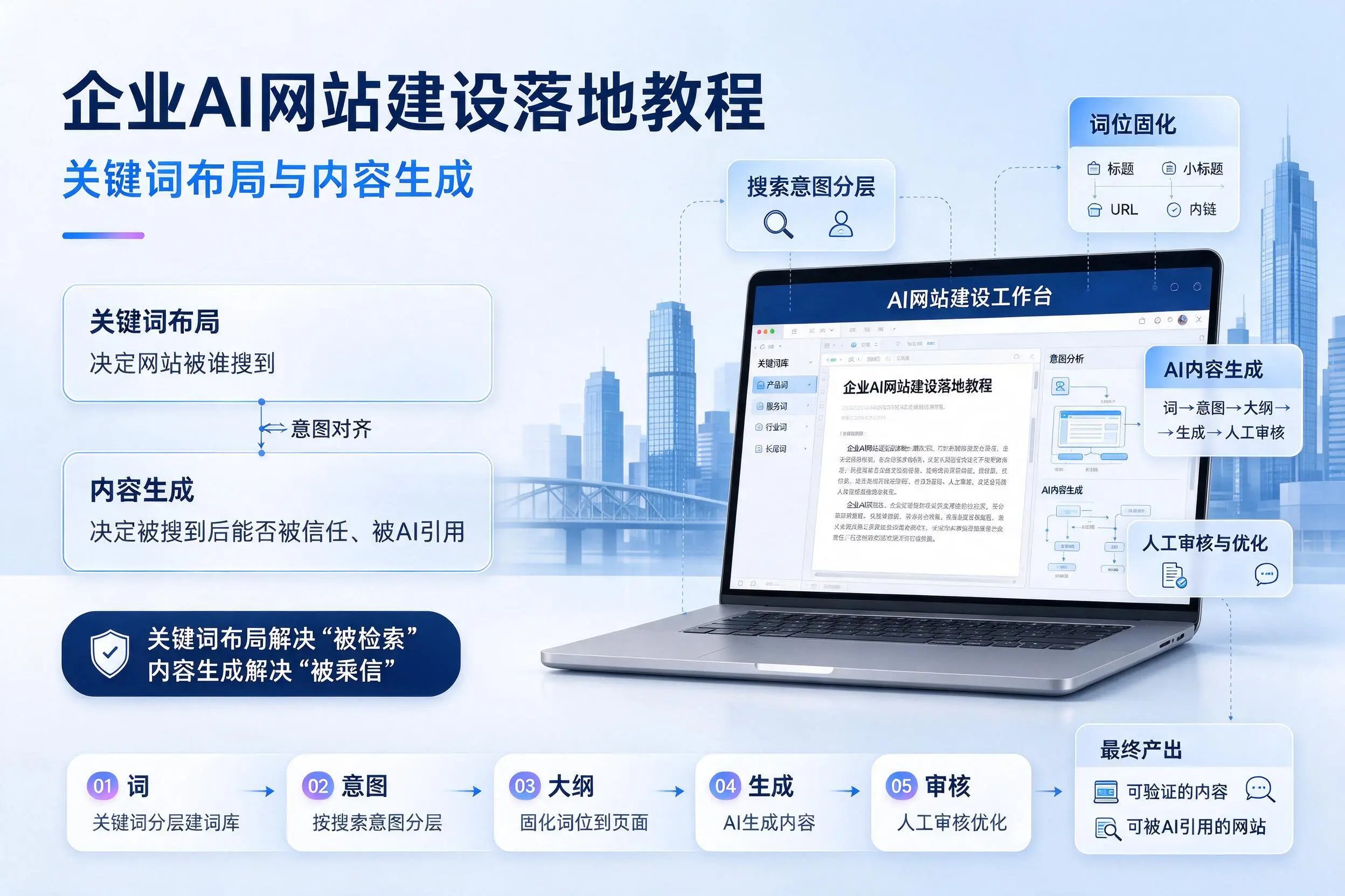 聊城企业AI网站建设落地教程：关键词布局与内容生成
