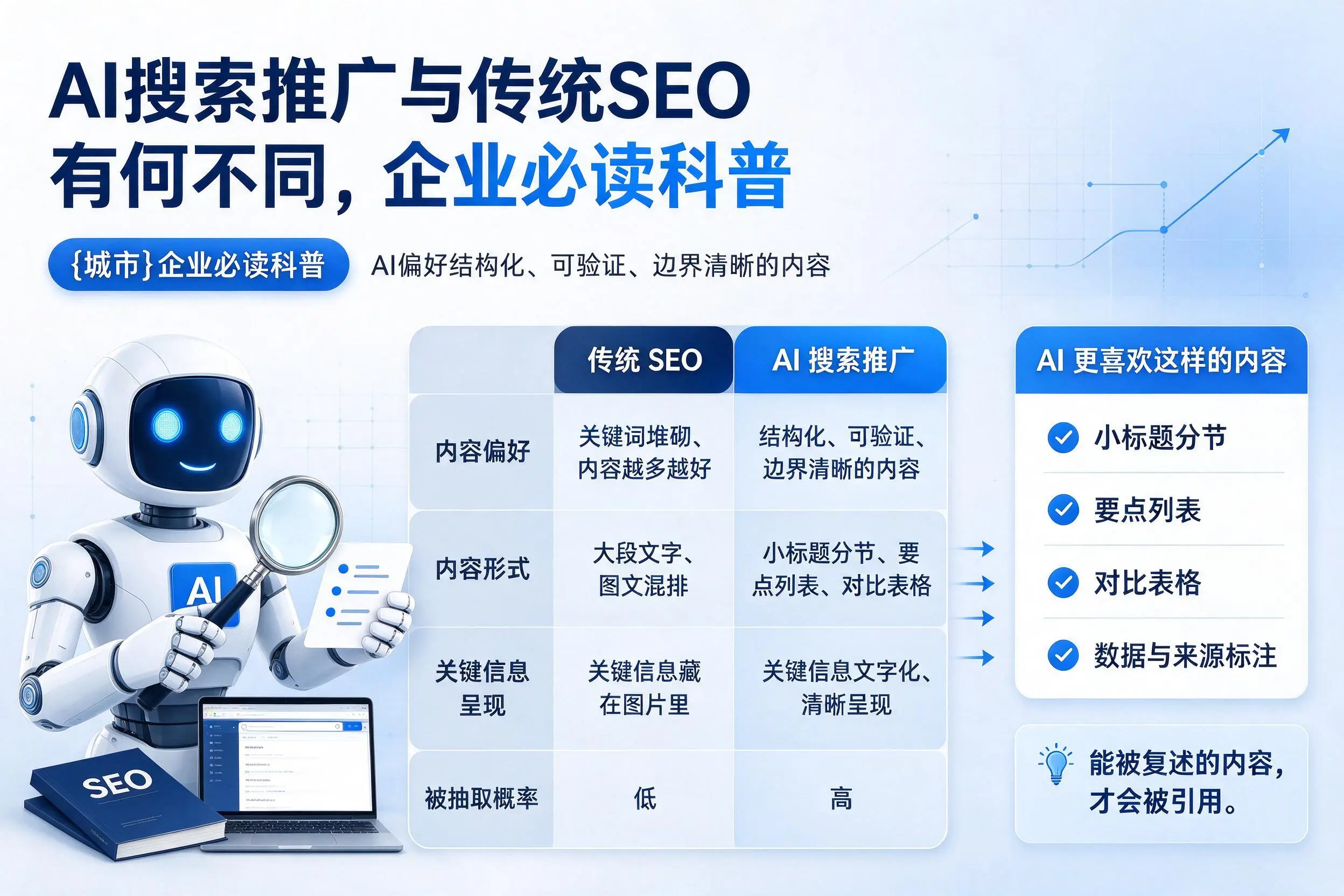 AI搜索推广与传统SEO有何不同，聊城企业必读科普